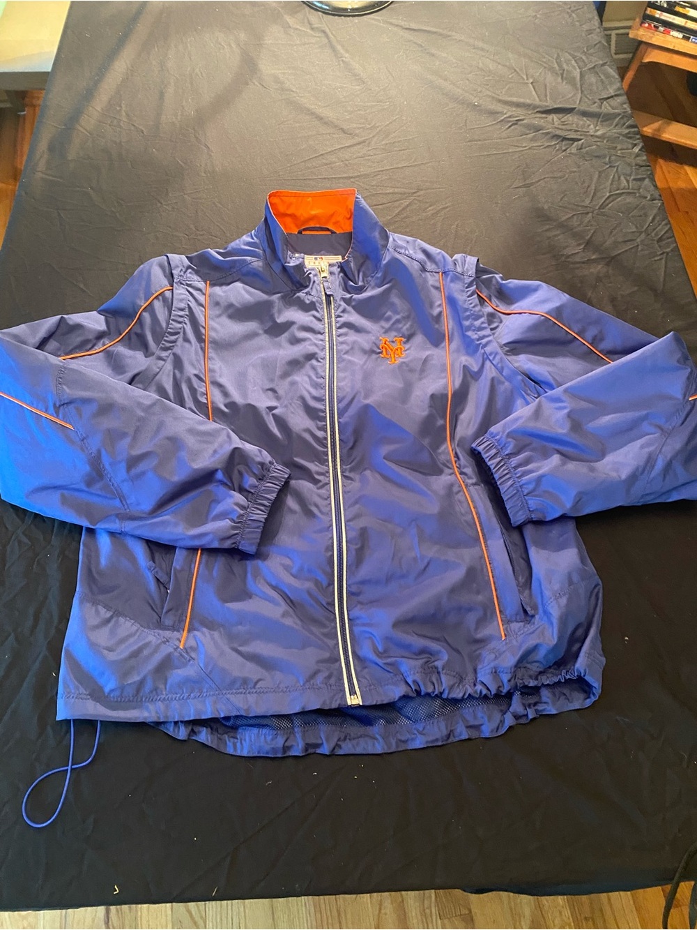 Mens New York Mets Windbreaker Jacket size XL